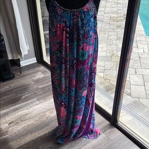Lilly Pulitzer Vibrant Floral Maxi dress XL